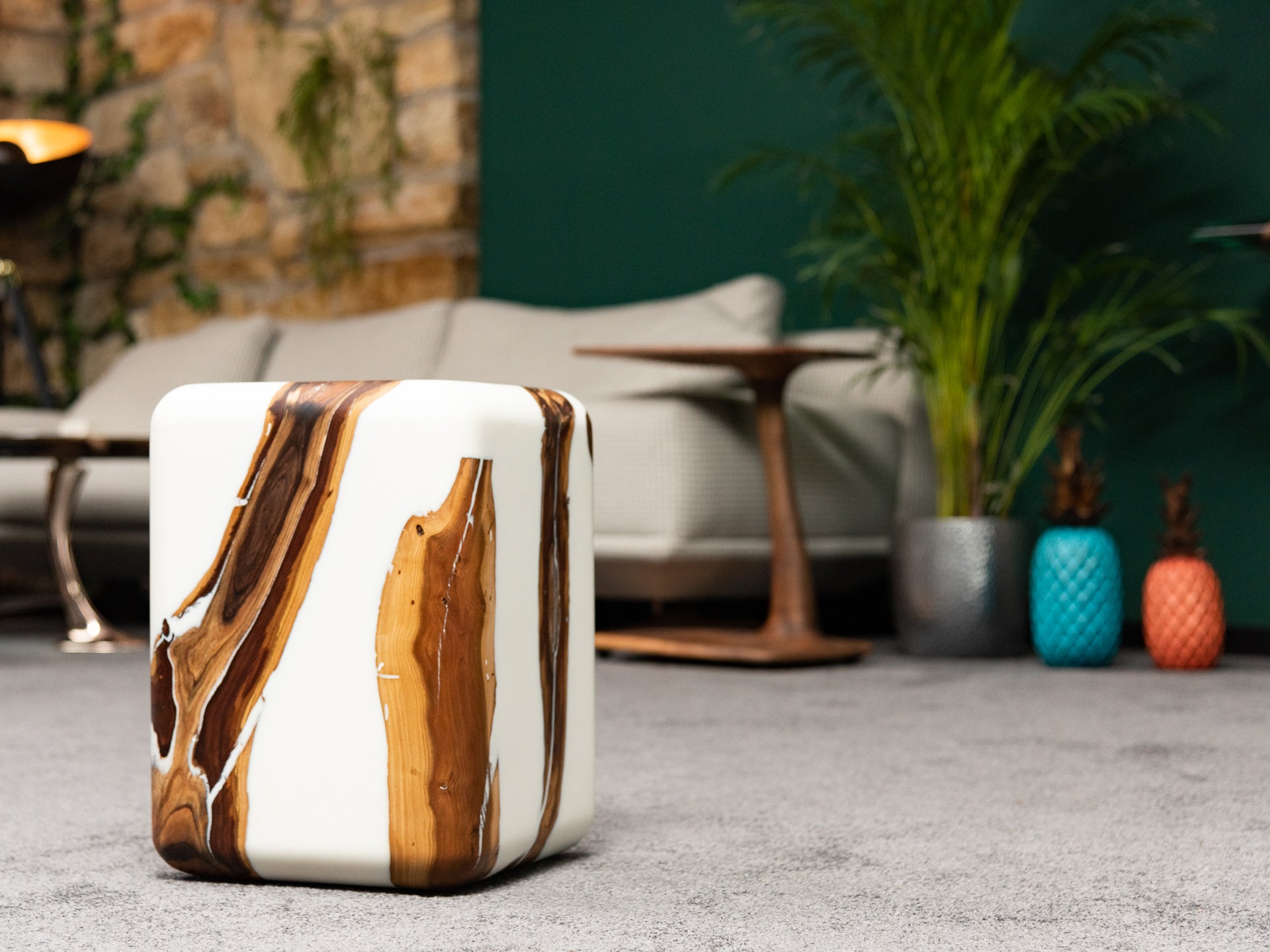 WHIBRO CUBE END TABLE