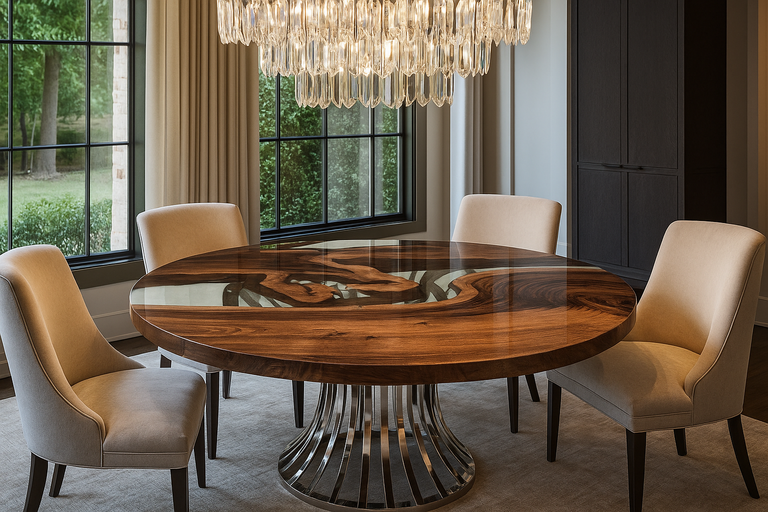 EFIL ROUND DINING TABLE